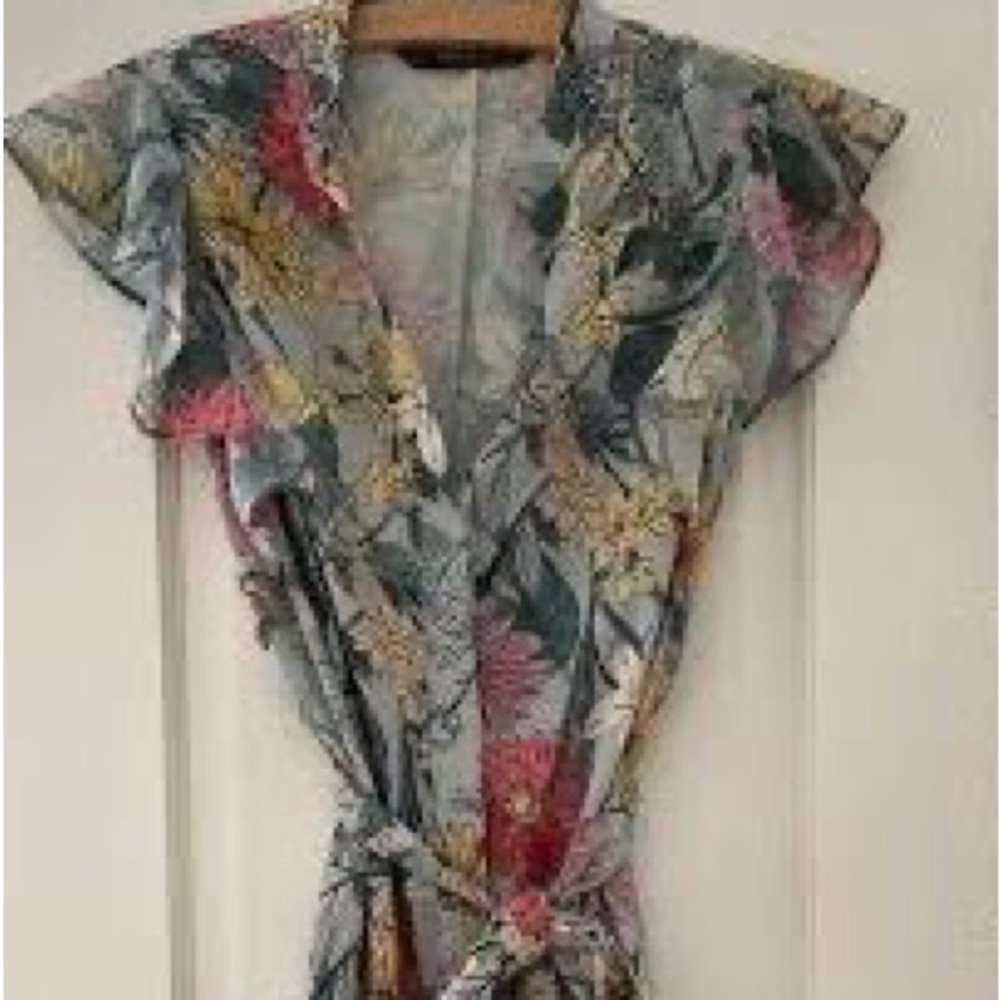 Zara Multicolor Floral Dress